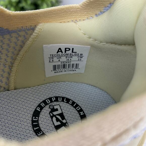 Athletic Propulsion Labs APL TechLoom Bliss Vanilla Fresh Air White Shoes Wm 6.5 - Picture 6 of 8